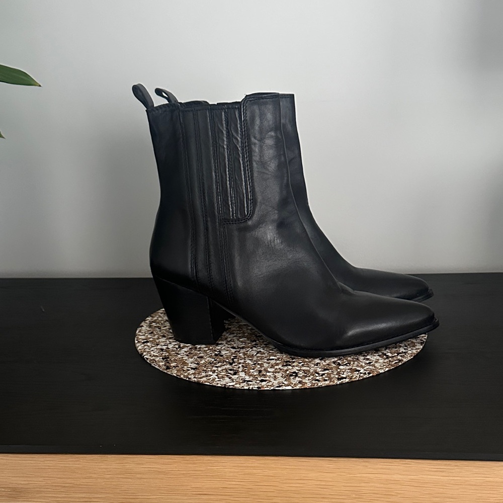 Bos. & Co. Black Heeled Boots
